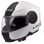 Výklopná moto přilba LS2 FF902 Scope II Solid Gloss White