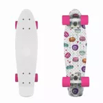 Penny Board Fish Print 22" - Macarons-White-Pink