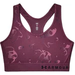 Dámská sportovní podprsenka Under Armour Mid Keyhole Print - Level Purple