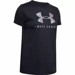 Women’s T-Shirt Under Armour Graphic Sportstyle Classic Crew - Black-Chrome