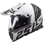 LS2 MX436 Pioneer Evo Motorradhelm - Evolve Matt White Black