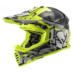 Junior Moto Helm LS2 MX437J Fast Evo Mini Crusher - Black Yellow