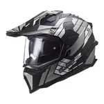 Enduro Helmet LS2 MX701 Explorer Atlantis - Matt Titanium