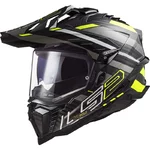 Dirt Bike Clothing LS2 MX701 Explorer C Edge Gloss Black H-V Yellow