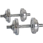 Adjustable Dumbbell Set inSPORTline 2 x 3-10 kg