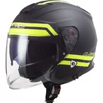 Open Face Motorcycle Helmet LS2 OF521 Infinity Hyper