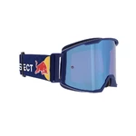 Motocross Goggles Red Bull Spect Strive Panovision, Matte Blue, Blue Mirrored Lens