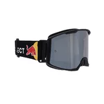 Motocrossbrille RedBull Spect Strive Panovision, schwarz matt, silber verspiegeltes Plexiglas