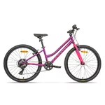 Juniorský dievčenský bicykel Galaxy Ruby 24" 9.0
