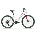Juniorský dievčenský bicykel Galaxy Ruby 24" 9.0 - biela
