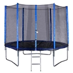 Zestaw trampolina z siatką bezpieczeństwa i schodkami Spartan 487 cm