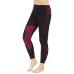 Women’s Activewear Pants Brubeck Dry - Black/Fuchsia