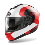 Motocyklová helma AIROH ST.501 Dock lesklá červená