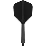 Dart Flights Target K-Flex No.6 Short – 3-Pack - Black