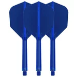 Dart Flights Target K-Flex No.6 Medium – 3-Pack - Blue