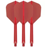 Dart Flights Target K-Flex No.6 Medium – 3-Pack - Red