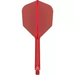 Dart Flights Target K-Flex No.6 Short – 3-Pack - Red