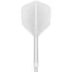 Dart Flights Target K-Flex No.6 Short – 3-Pack - White