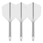 Dart Flights Target K-Flex No.6 Medium – 3-Pack - Clear