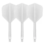 Dart Flights Target K-Flex No.6 Medium – 3-Pack - White