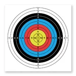 Paper Archery Target inSPORTline Dabbak 60 x 60 cm – 10 Pcs.