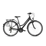 Dámské trekingové kolo Kross Trans 1.0 28" SR Gen 003 - černá/šedá