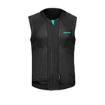 Moto Clothing Racer Turtle Vest 2 černá-tyrkysová