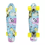 Penny Board Fish Print 22" - Silver-Yellow Cats