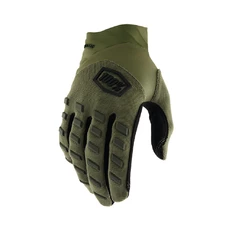 Motokrosové rukavice 100% Airmatic army zelená