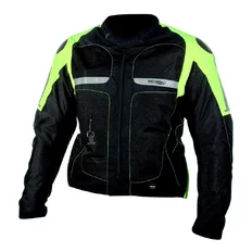 Letná airbagová bunda Helite Vented Hivis - zeleno-žltá