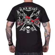 T-shirt koszulka BLACK HEART Iron - Czarny