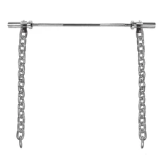 Súlyemelő lánc rúddal inSPORTline Chainbos Set 2x30 kg