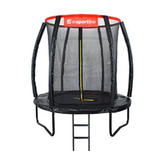 Solidna trampolina ogrodowa z siatką kompletny zestaw inSPORTline Flea 183 cm