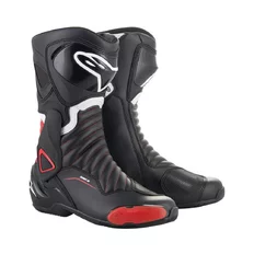 Dámské moto boty Alpinestars S-MX 6 černé/červené 2022 - černé/červené
