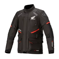 Moto bunda Alpinestars Andes Drystar Honda kolekcia čierna/červená 2022 - čierna/červená