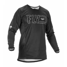 Motokrosový dres Fly Racing Kinetic Fuel USA 2022 Black White - černá/bílá