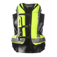 Airbagová moto vesta Helite Turtle HiVis 1 rozšírená - žltá