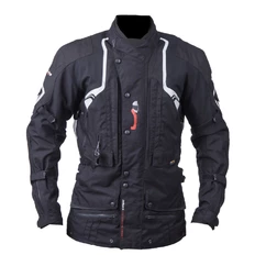 Légzsákos kabát Helite Touring Textile - fekete
