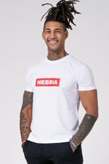 NEBBIA férfi póló 593 - fehér