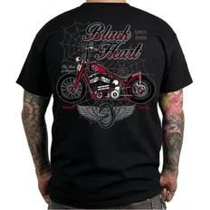 Férfi póló BLACK HEART Red Baron Chopper triko