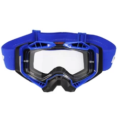 Motokrosové brýle LS2 Aura Black Blue čiré sklo