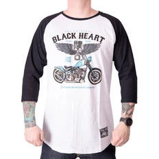 Koszulka z długim rękawem longsleeve BLACK HEART Blue Chopper RG - Biały