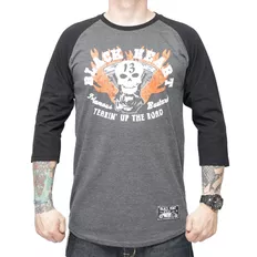 Koszulka z długim rękawem longsleeve BLACK HEART Flathead LS - Szary
