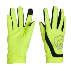 Běžecké rukavice Newline Thermal Gloves Visio - Neon