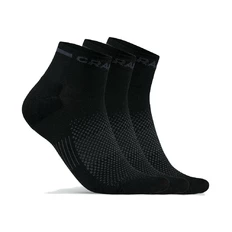 Ponožky CRAFT CORE Dry Mid 3 páry - čierna