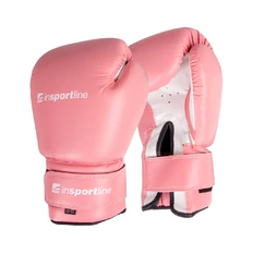 Boxerské rukavice inSPORTline Ravna - růžovo-bílá