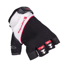 Fitness rukavice inSPORTline Harjot - černo-bílá