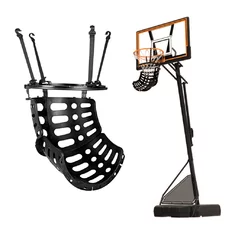 Rebounder trenażer powrót piłki do koszykówki inSPORTline Returno - Czarny