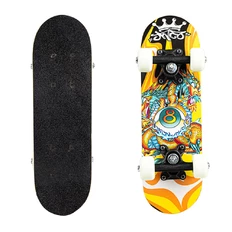 Skateboard Mini Board - Narancssárga Sárkány