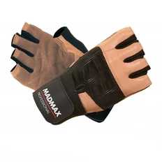 Fitness rukavice MadMax Professional 2021 - hnedo-čierna